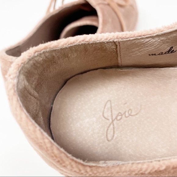 Joie Pink Daryl Velvet Low-Top Fashion Sneakers - Picture 6 of 8